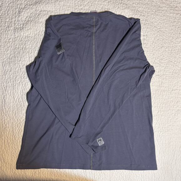 Tyndale Women’s FR Shirt XL CAT 2 Light Blue Long Sleeve Flame Resistant - Picture 3 of 7